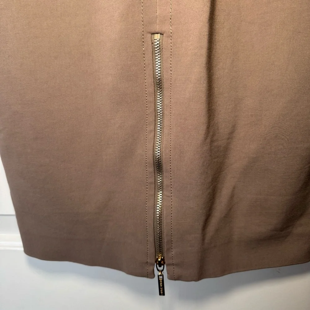 MARCIANO Sleeveless Taupe Midi Dress - Picture 4 of 7